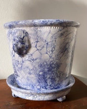 Load image into Gallery viewer, Lion Pot Marbleized Dark Blue - Large - Bon Ton goods
