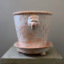 Load image into Gallery viewer, Lion Pot Marbleized Orange - Large - Bon Ton goods
