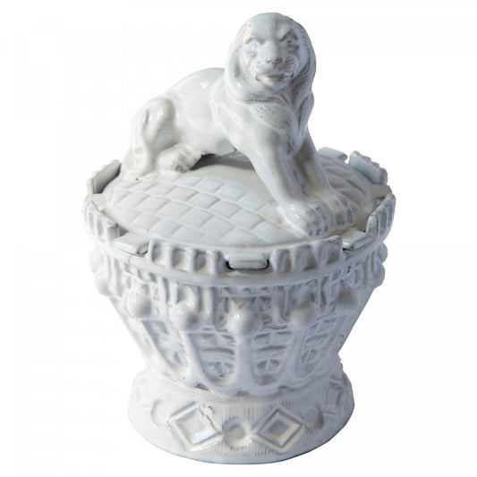 Lion Sugar Dish | Astier de Villatte: Exclusive Pre-Order Item - Bon Ton goods