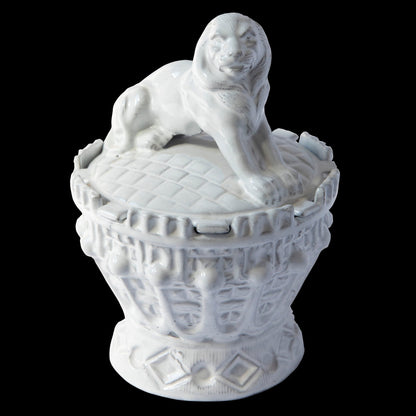 Lion Sugar Dish | Astier de Villatte: Exclusive Pre-Order Item - Bon Ton goods
