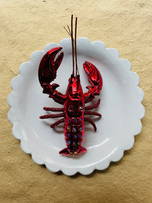 Lobster Glass Ornament - Bon Ton goods