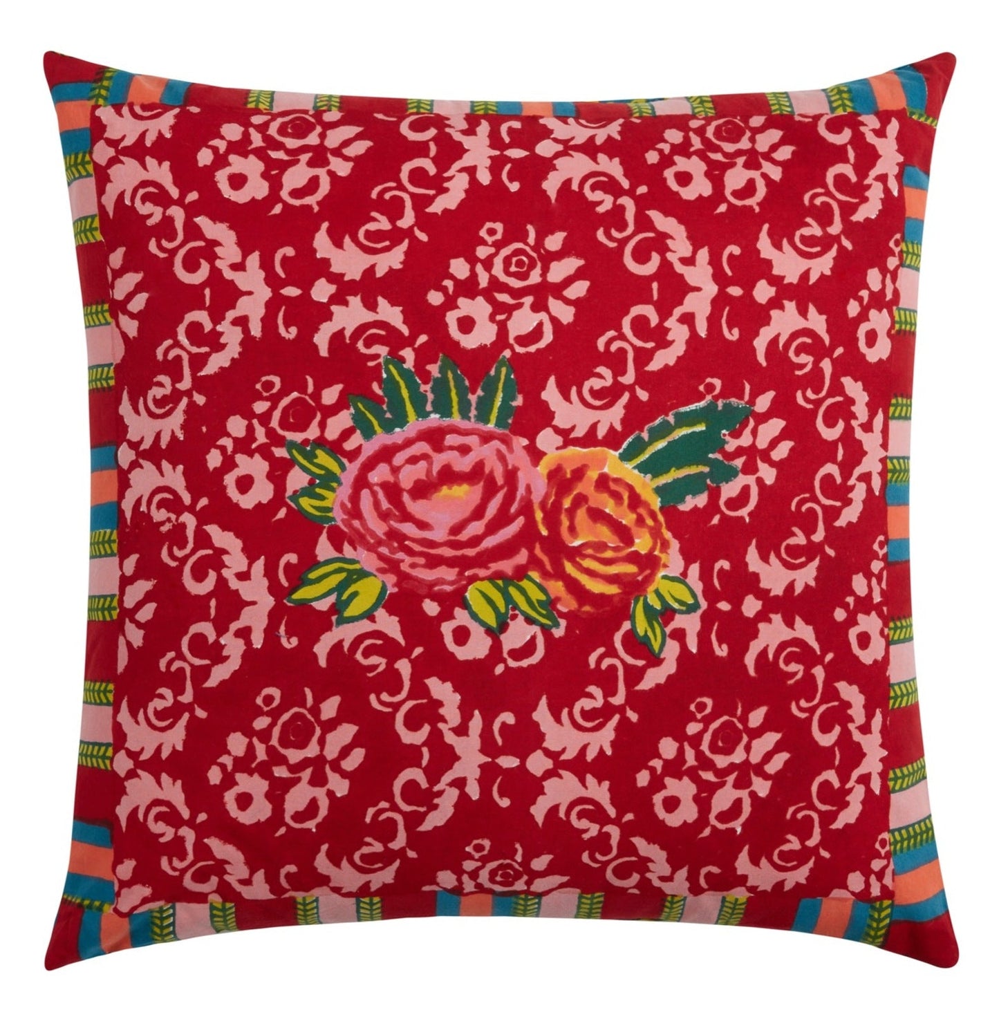 Love Flower Red - Pillow Cushion Cover 60x60 | Lisa Corti - Bon Ton goods