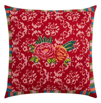 Love Flower Red - Pillow Cushion Cover 60x60 | Lisa Corti - Bon Ton goods