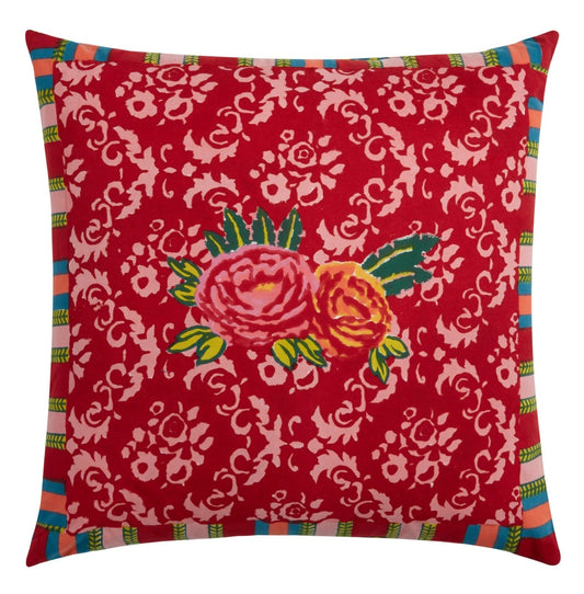 Love Flower Red - Pillow Cushion Cover 60x60 | Lisa Corti - Bon Ton goods