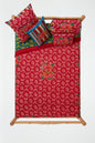 Love Flower Red Quilt 220 x 270 | Lisa Corti - Bon Ton goods