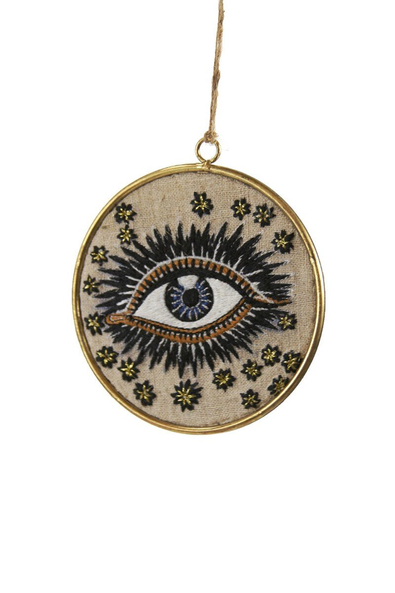 Lucky Eye Disc – Christmas Ornament - Bon Ton goods