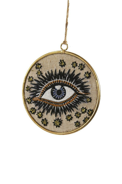 Lucky Eye Disc – Christmas Ornament - Bon Ton goods