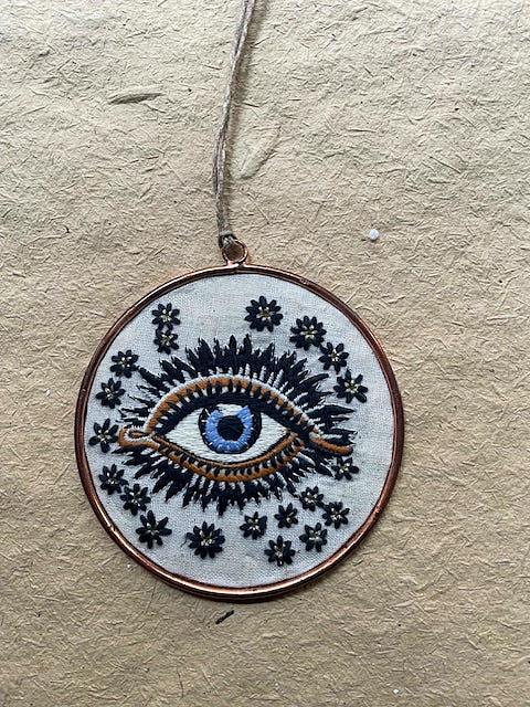 Lucky Eye Disc – Christmas Ornament - Bon Ton goods