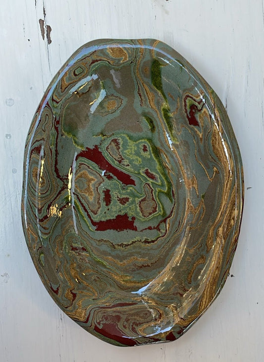 Maceo Scalloped Oval Dish Tapas a Godrons | Atelier Saint André Perrin - Bon Ton goods