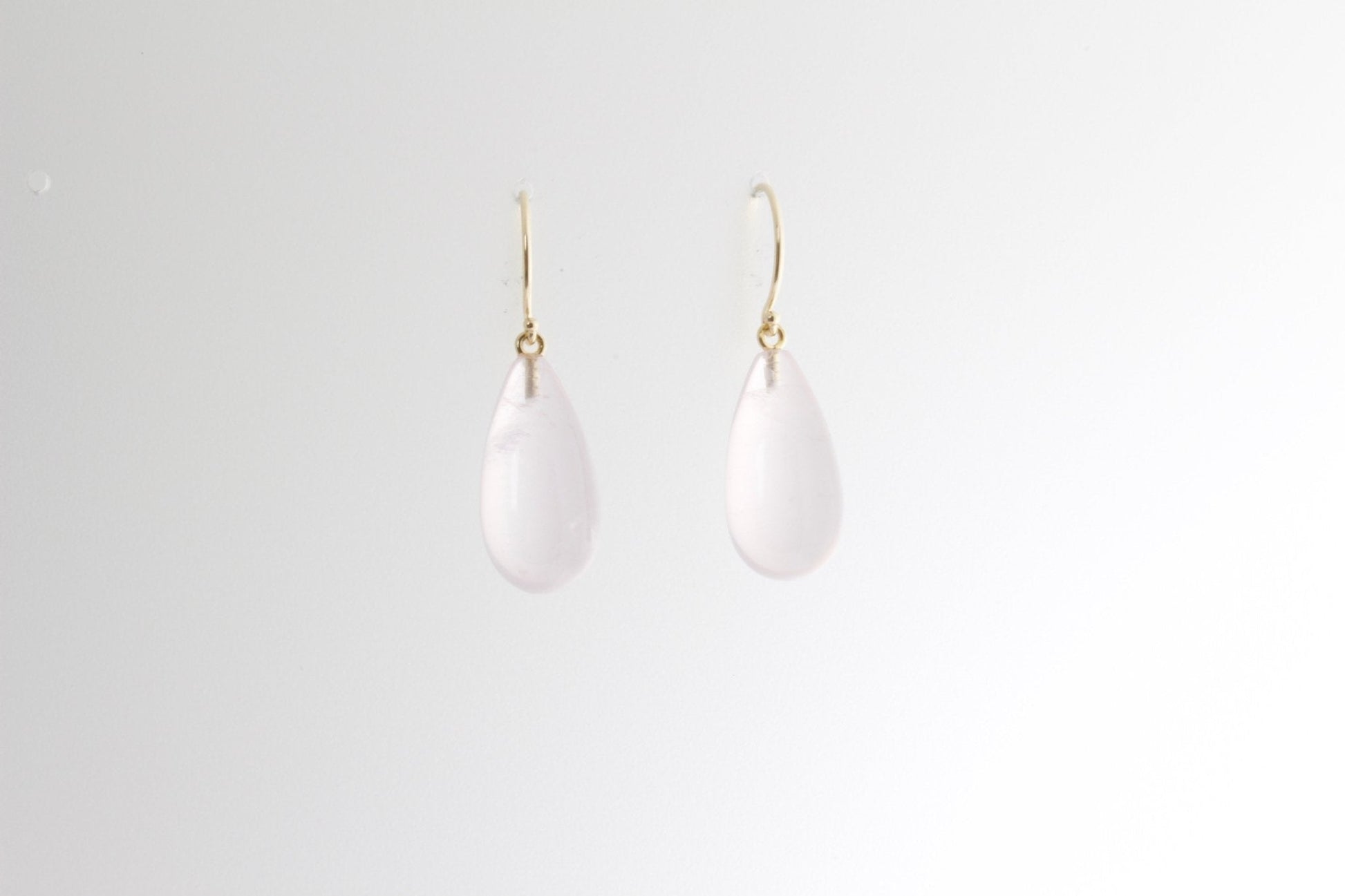 Madagascan Rose Quartz Drop Earrings | Mikkel Brøgger - Bon Ton goods