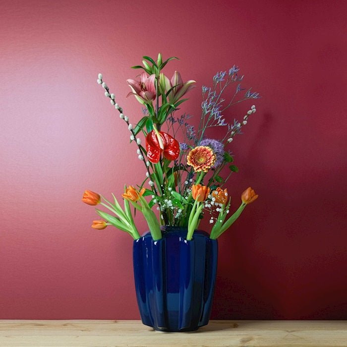 Magnolia Vase - White - Bon Ton goods