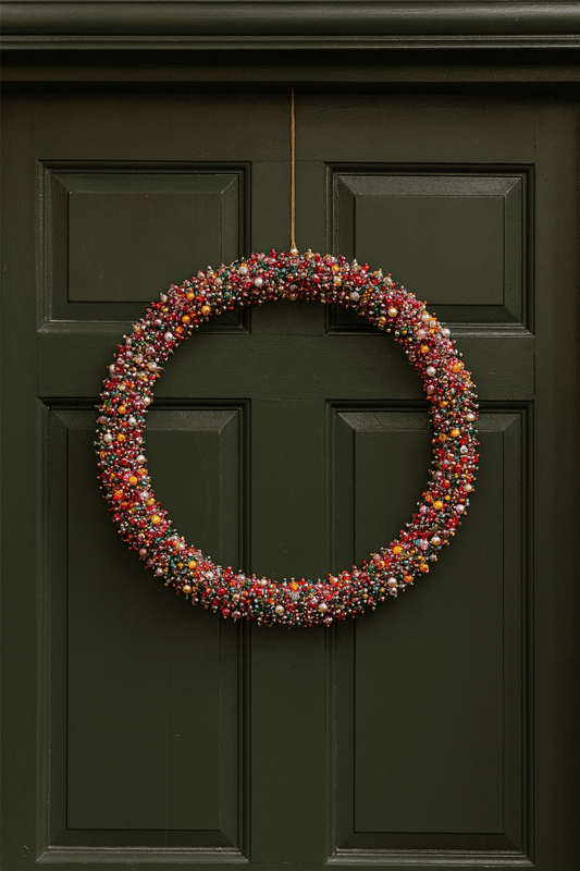Magpie Large Beaded Wreath - Bon Ton goods