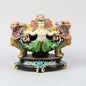 Majolica Jardinière with Cherub and Lions | 19th Century - Bon Ton goods