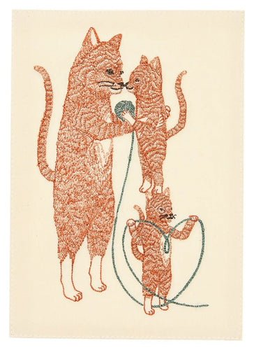 Mama Cat and Kittens Card - Bon Ton goods