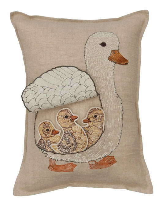 Mama Duck Pocket Pillow | Coral & Tusk - Bon Ton goods