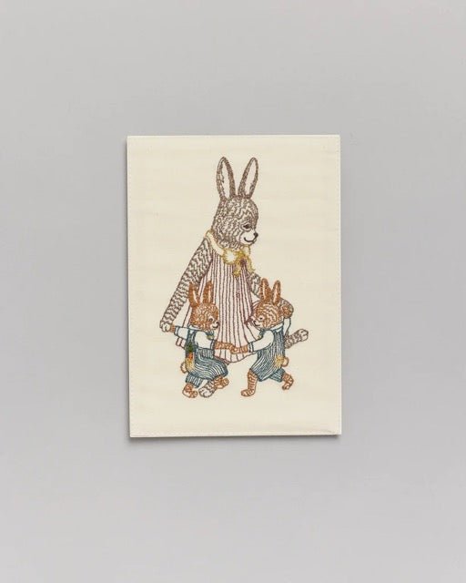 Mama Rabbit and Bunnies Card - Bon Ton goods