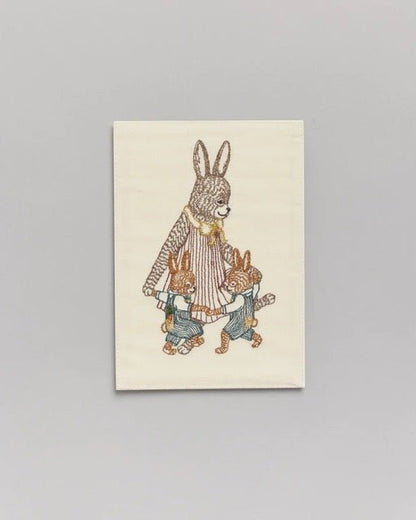 Mama Rabbit and Bunnies Card | Coral & Tusk - Bon Ton goods