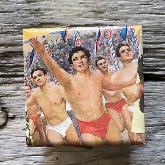 MANLY MAN DECOUPAGE BOX 3 - SMALL - Bon Ton goods