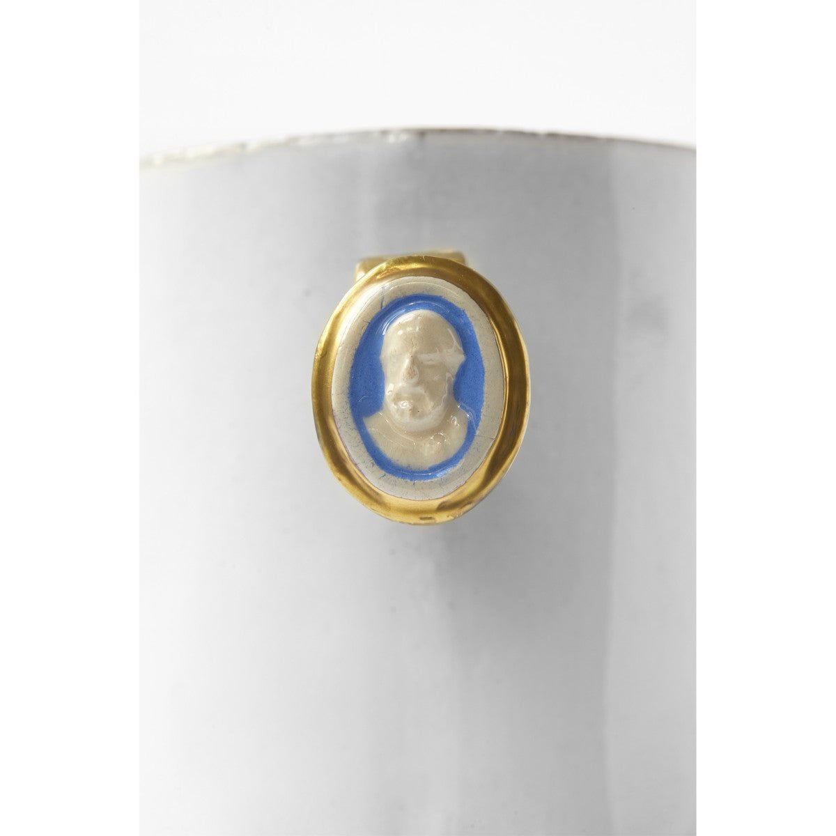 Man's Head Cameo Ring Cup, Serena Carone by Astier de Villatte, view 2