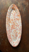 Load image into Gallery viewer, Marbleized Fish Tray - Orange/Red - Bon Ton goods
