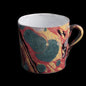 Marbre Cup, Green, Yellow and Red, John Derian, Set of 3 by Astier de Villatte, view 1