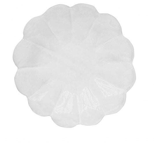 Marguerite Saucer for Chocolate Cup, Set of 6 | Astier de Villatte: Exclusive Pre-Order Item - Bon Ton goods