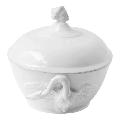 Marie-Antoinette Tureen with Swan | Astier de Villatte: Exclusive Pre-Order Item - Bon Ton goods