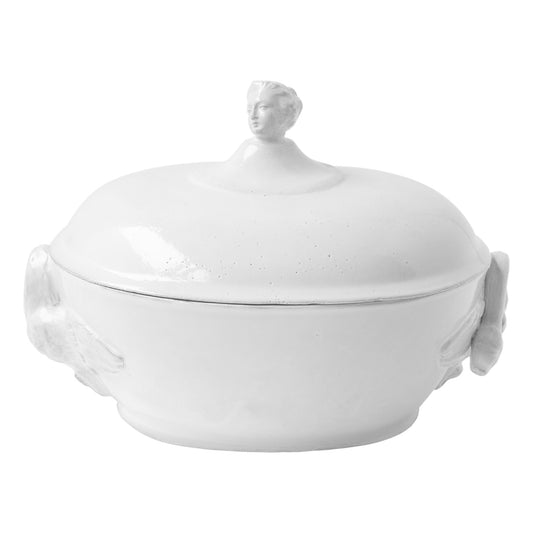 Marie-Antoinette Tureen with Swan | Astier de Villatte: Exclusive Pre-Order Item - Bon Ton goods