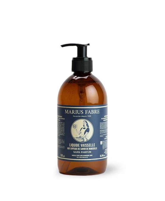 Marseille Soap Flakes Dishwashing Liquid 500ml  - NATURE - Marius Fabre