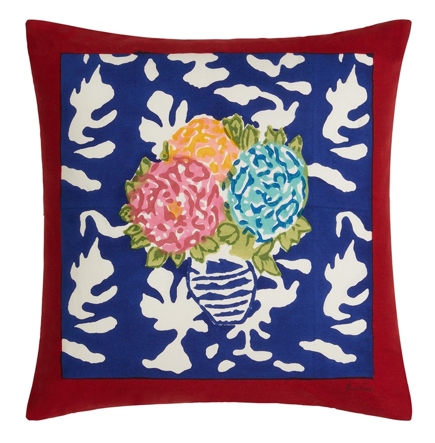 Matisse Pot Sky Pillow Cushion Cover 45x45 | Lisa Corti - Bon Ton goods