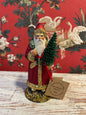 Matte Red Santa with Gold Trim | Ino Schaller - Bon Ton goods