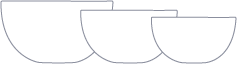 Medium Bowl without Foot - Bon Ton goods