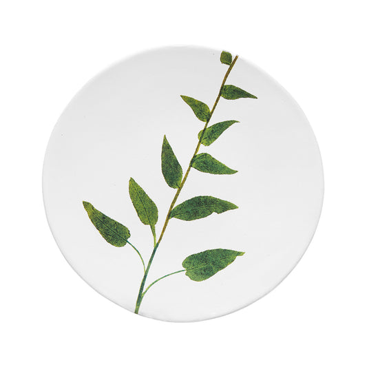 John Derian Medium Campanula Plate, set of 6 by Astier de Villatte, official product view