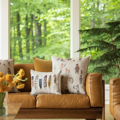 Medium Feathers Pillow | Coral & Tusk - Bon Ton goods