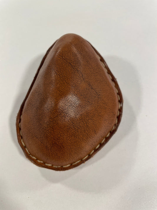 Medium Leather Beach Pebble Paperweight 2 - Bon Ton goods