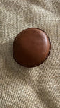 Medium Leather Beach Pebble Paperweight 3 - Bon Ton goods