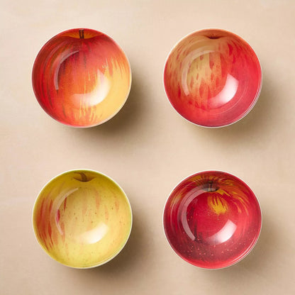 Melamine Apple Dining Bowls: Set of Four | John Derian - Bon Ton goods