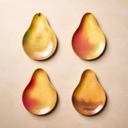 Melamine Pear Shaped Dessert Plates: Set of Four | John Derian - Bon Ton goods