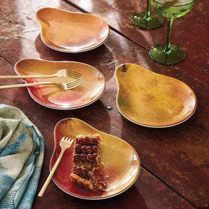 Melamine Pear Shaped Dessert Plates: Set of Four | John Derian - Bon Ton goods