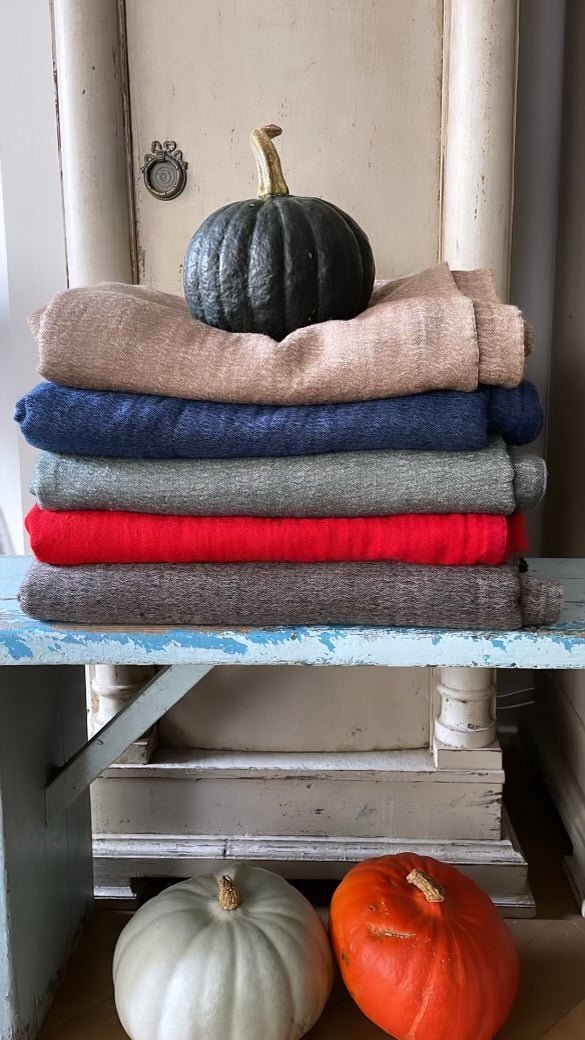 Merino Wool Throw/Plaid - By BON TON goods - Bon Ton goods