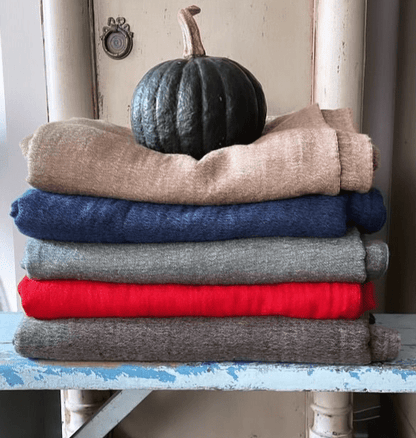 Merino Wool Throw/Plaid - By BON TON goods - Bon Ton goods