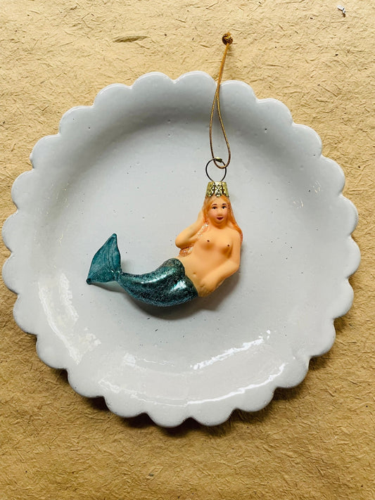 Mermaid Glass Ornament - Bon Ton goods