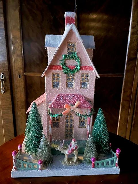 Merry Merry House – Glittery Storybook Christmas House Décor - Bon Ton goods