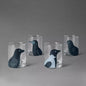 Midnight Dreary Black Bird Highball Glass Set of 4 | John Derian - Bon Ton goods
