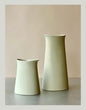Milk and Creamer Pitcher Set, Celadon Bisque | Ted Muehling for Nymphenburg - Bon Ton goods