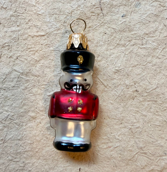 Mini Nutcracker Christmas Ornament by Nostalgie Christbaumschmuck