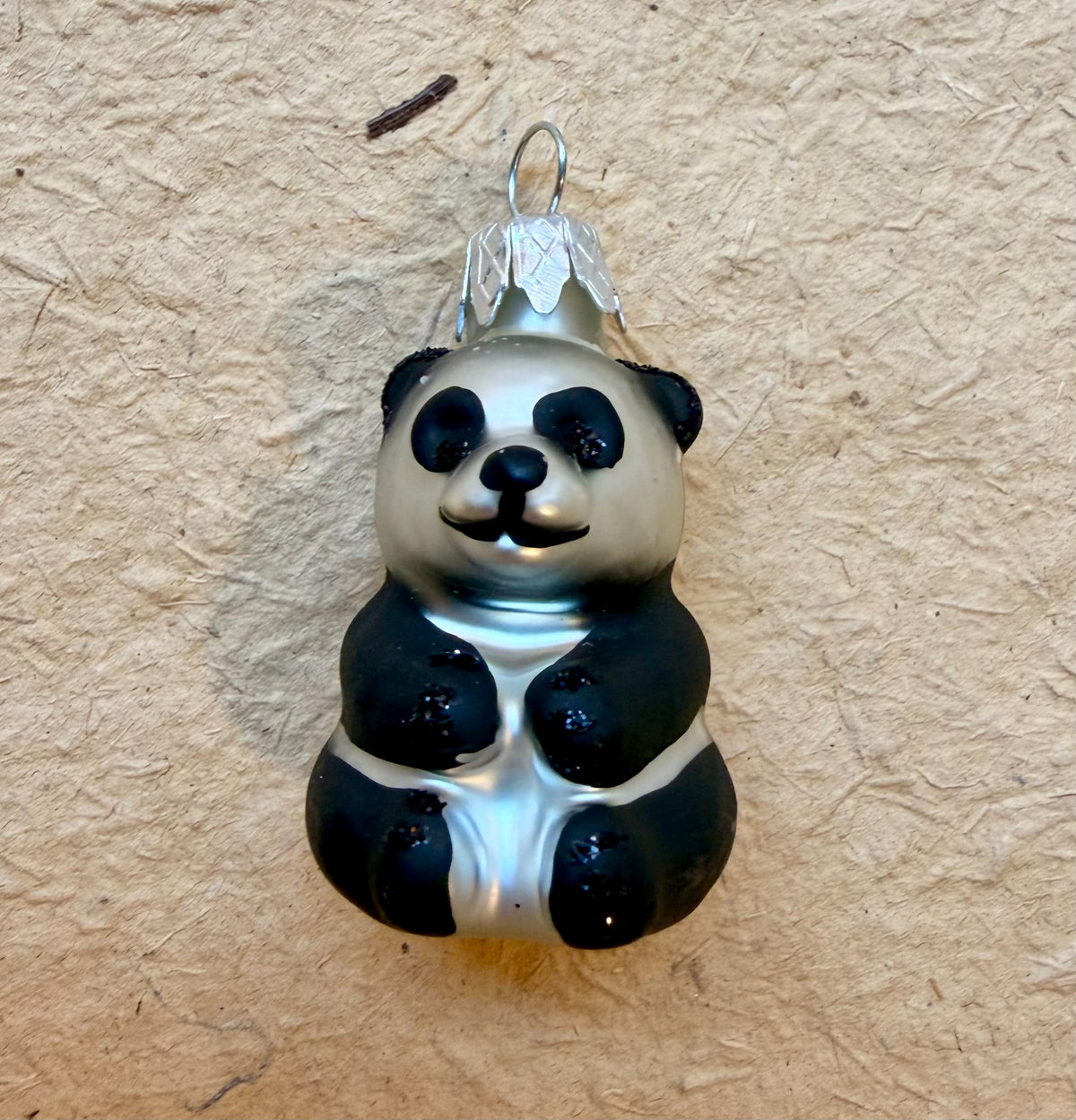 Mini Panda Christmas Ornament by Nostalgie Christbaumschmuck