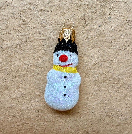 Mini Snowman Christmas Ornament by Nostalgie Christbaumschmuck