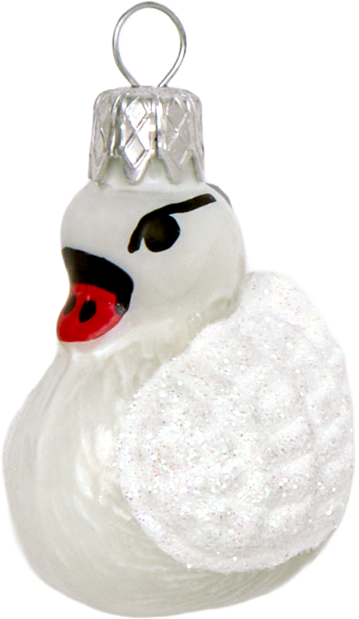 Mini Swan Christmas Ornament by Nostalgie Christbaumschmuck