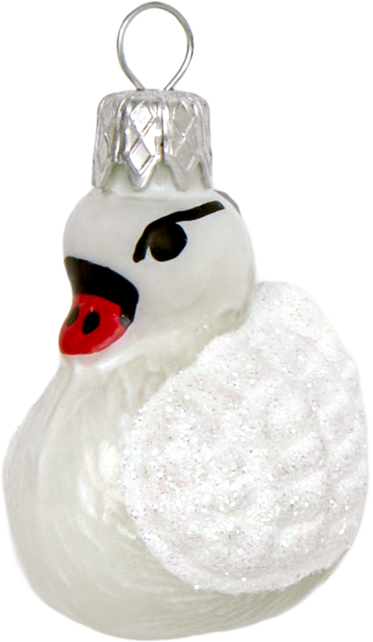 Mini Swan Christmas Ornament by Nostalgie Christbaumschmuck